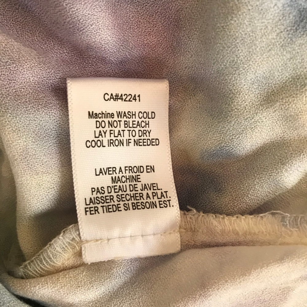 NWT Young Fabulous & Broke Tie Dye Faux Wrap Top - Picture 10 of 13